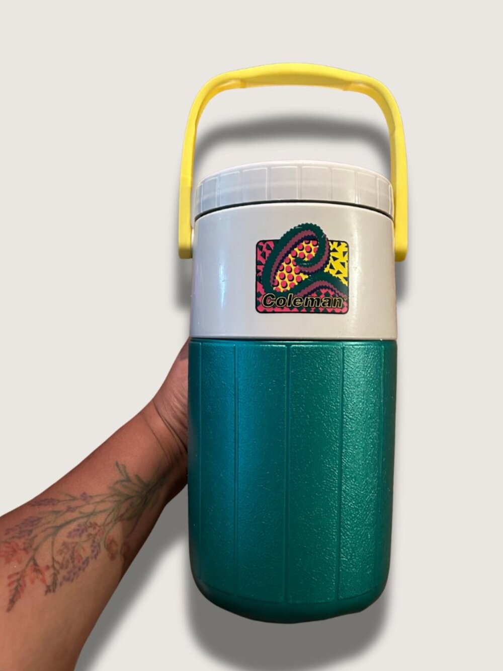 Vintage Coleman Water Cooler (Flip Straw)